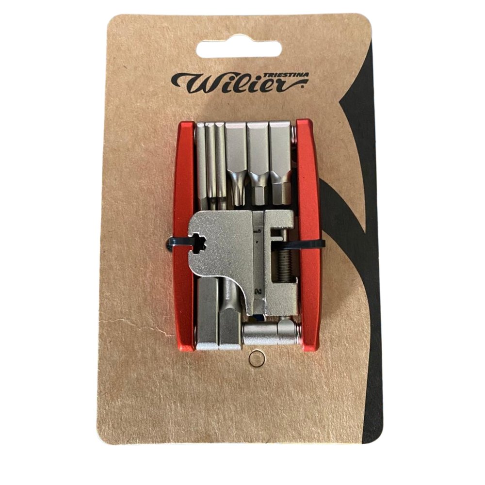Kit Wilier clé multi-usage 16 en 1 aluminium